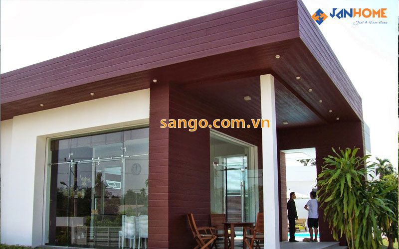 Gỗ ốp tường ngoài trời được cung cấp bởi JANHOME Thanh Hóa